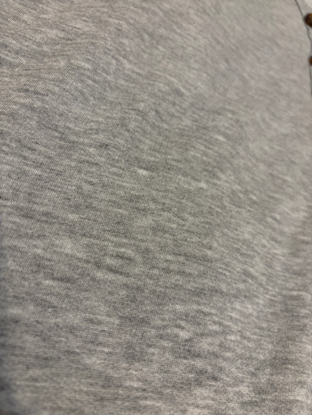 Gray Button-Front Ruffle Hem Dress - Picture 3 of 5
